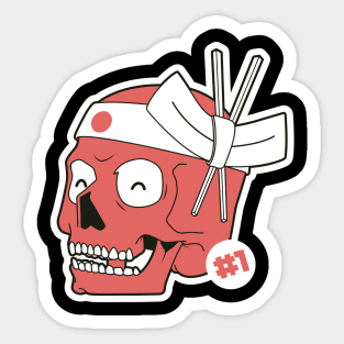 Cheff Skull Sticker